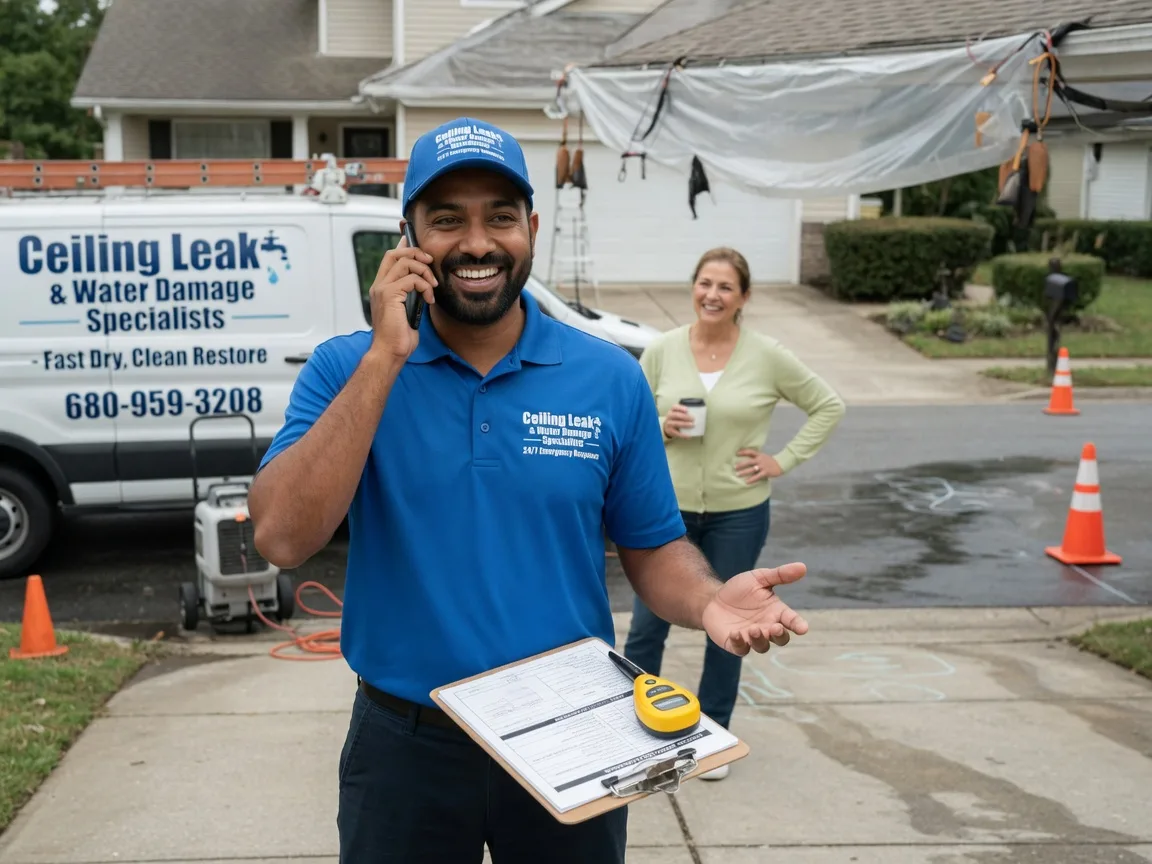 Ceiling Leak Cleanup Scottsburg, IN FAQs